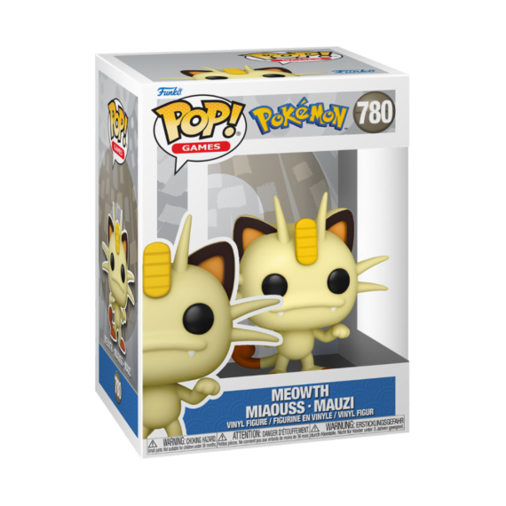 Figurine Pokemon - Meowth / Miaouss Pop 10cm