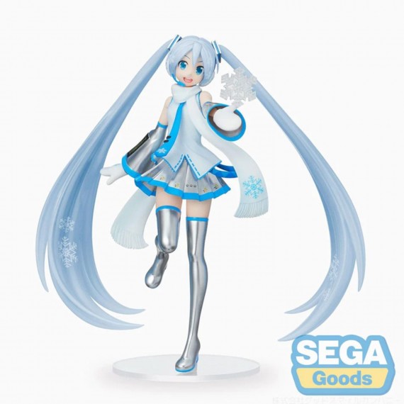 Figurine Hatsune Miku - Snow Miku Sky Town Luminasta 22cm