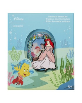 Pin Disney - Little Mermaid Princess Petite Sirene Lenticular Pop Pin 8cm