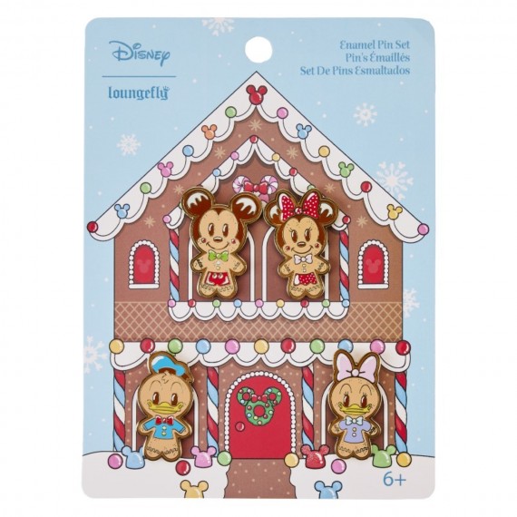 Pin Disney - Set Mickey & Friends Gingerbread Pop Pin 7cm