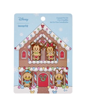 Pin Disney - Set Mickey & Friends Gingerbread Pop Pin 7cm
