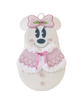 Mini Sac A Dos Disney - Minnie Pastel Figural Snowman