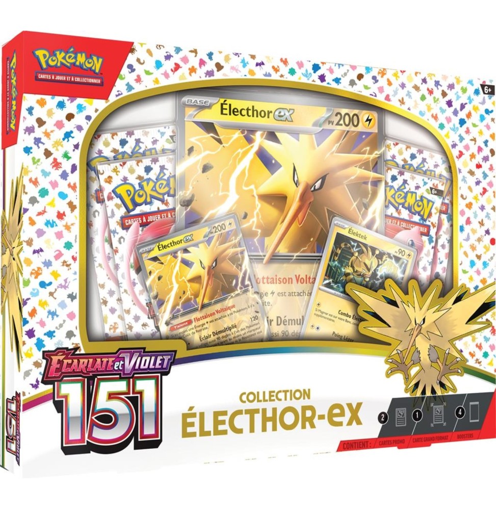 Coffret Pokemon EV3.5 - Élechtor-EX Pokemon 151