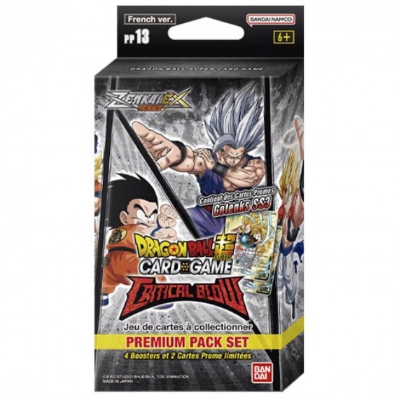 Premium Pack Dragon Ball Super Card Game Zenkai Série 05 - Critical Blow VFR