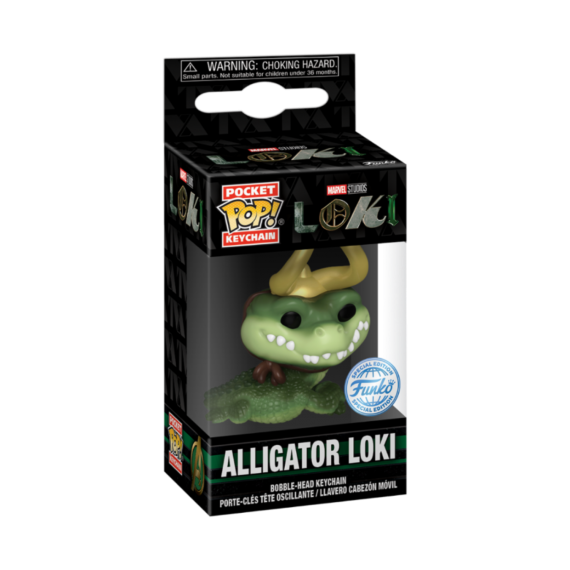 Figurine Marvel Loki - Alligator Loki Pocket Pop 4cm