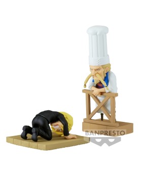 Figurine One Piece - Sanji & Zeff Vol 2 WCF Log Stories 8cm