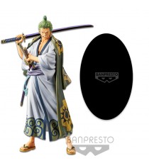 Figurine One Piece - Roronoa Zoro Yukata DXF Grandline Series Wanokuni 17cm