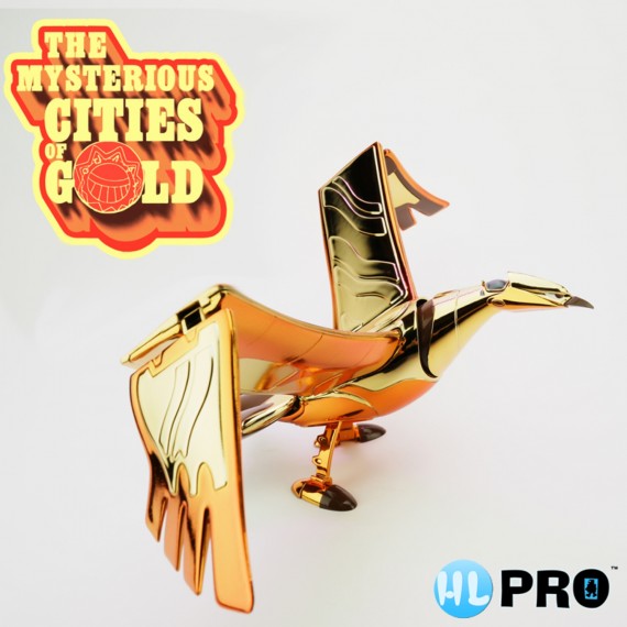 Figurine Mysterieuses Cites d'Or - Golden Condor Metaltech 07S