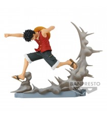 Figurine One Piece - Monkey D Luffy Senkozekkei 8cm