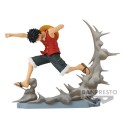 Figurine One Piece - Monkey D Luffy Senkozekkei 8cm