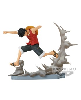 Figurine One Piece - Monkey D Luffy Senkozekkei 8cm