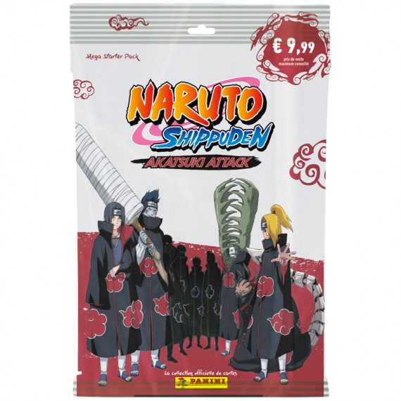 Starter Pack Trading Cards Panini Naruto Shippuden - 1 Classeur 3 Pochettes