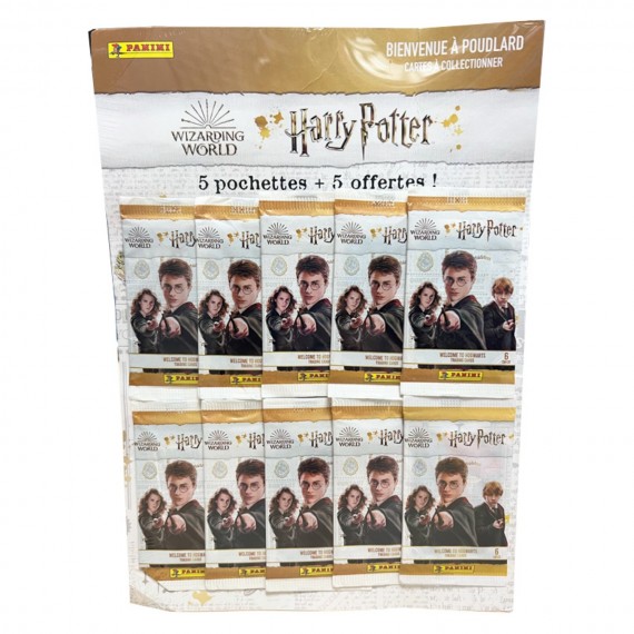 Trading Cards Harry Potter - Saga Bienvenue à Poudlard Pack 5+5 Offerts