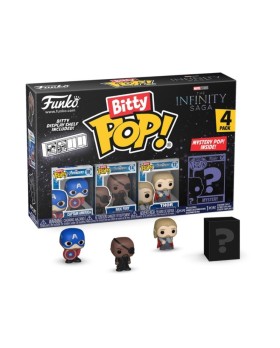 Figurine Marvel - Captain America 4pk Bitty Pop 1cm