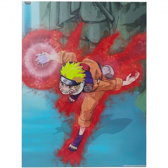 Poster Naruto Metal - Metalik Art Naruto 30X40cm