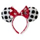 Serre-Tete Disney Loungefly - Minnie Rocks The Dots Sherpa