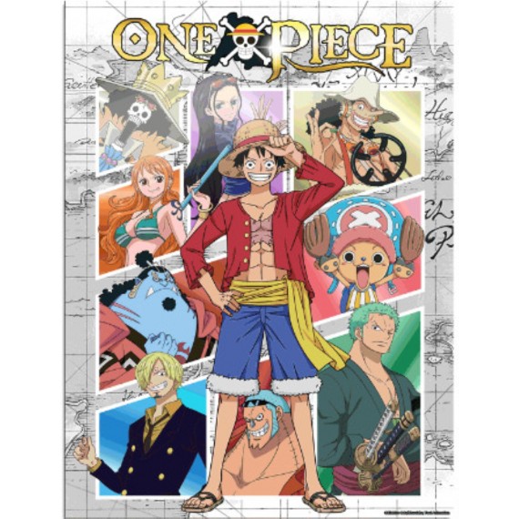 Poster One Piece - Golden Poster 02 Groupe Collage 30X40cm