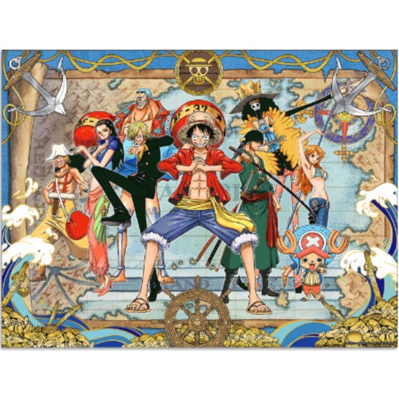 Poster One Piece - Golden Poster 01 Group Map 30X40cm
