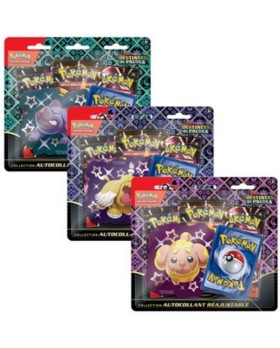 Pokémon EV045 - Pack 3 Boosters Ecarlates Et Violet - Destinées de Paldea - Modèle Aleatoire