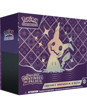 Pokémon EV045 - Coffret Dresseur D'Élite Mimiqui Écarlate et Violet - Destinées de Paldea