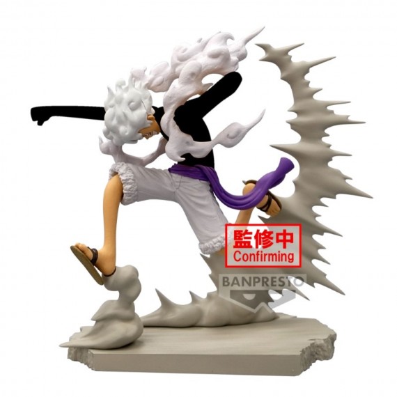 Figurine One Piece - Monkey D Luffy Gear 5 Senkozekkei 7cm