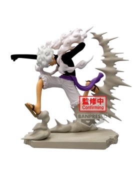Figurine One Piece - Monkey D Luffy Gear 5 Senkozekkei 7cm