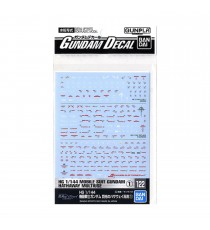 Pack décalcomanies Gundam Gunpla - 122 Hathaway Multiuse 1 HG 1/144