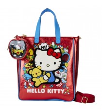 Sac Metallic Avec Porte Monnaie Hello Kitty - 50Th Anniv