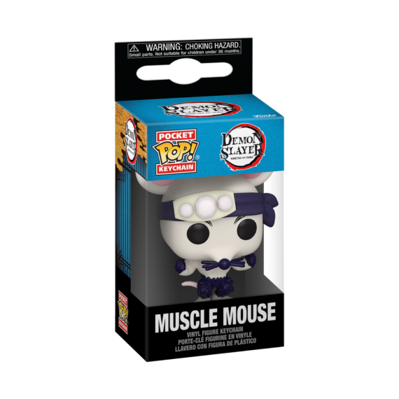 Porte Clé Demon Slayer Kimetsu No Yaiba - Muscle Mouse Pocket Pop 4cm