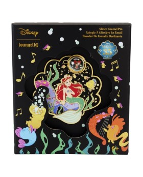 Pins Disney Loungefly Collector Box - Little Mermaid Petite Sirene 35Th Anniv 8cm