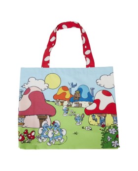Sac Tissu Les Schtroumpfs - Village Life
