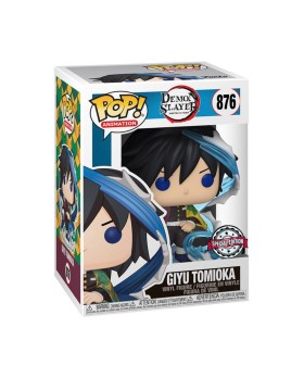 Figurine Demon Slayer Kimetsu No Yaiba - Giyu Tomioka Water Move Exclu Pop 10cm