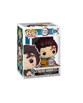 Figurine Demon Slayer Kimetsu No Yaiba - Tanjiro Fire Move Exclu Pop 10cm