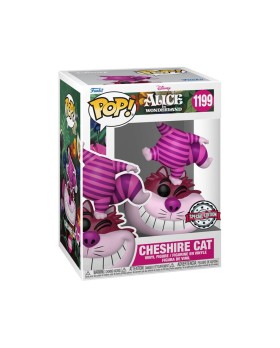 Figurine Disney - Cheshire Cat Standing On Head Exclu Pop 10cm