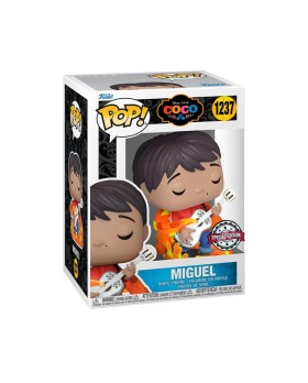 Figurine Disney - Coco Miguel Guitar Glow Exclu Pop 10cm