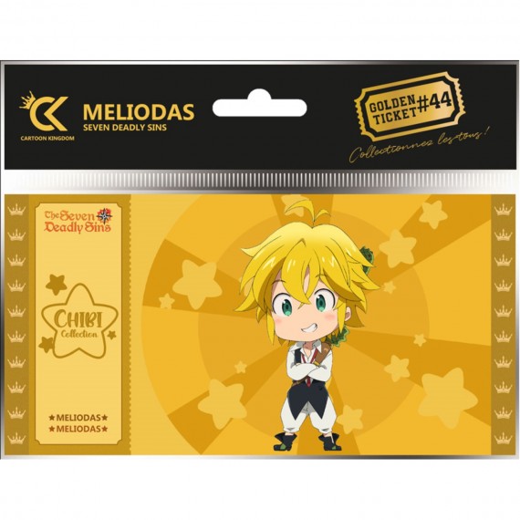 Golden Ticket Seven Deadly Sins - Chibi Meliodas