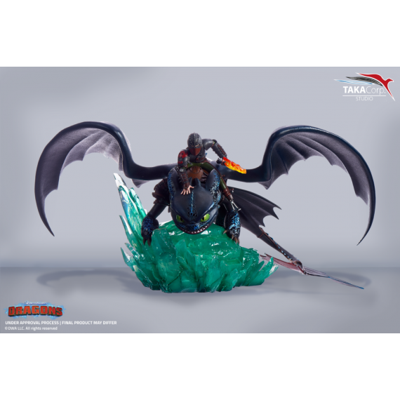 Statue Résine - How To Train Your Dragons - Krokmou et Harold 1/6