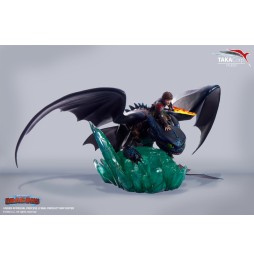 Statue Résine - How To Train Your Dragons - Krokmou et Harold 1/6