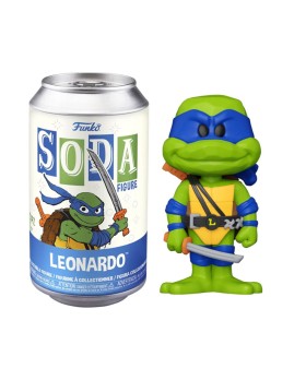 Figurine TMNT Tortues Ninja - Leonardo Vinyl Soda 10cm