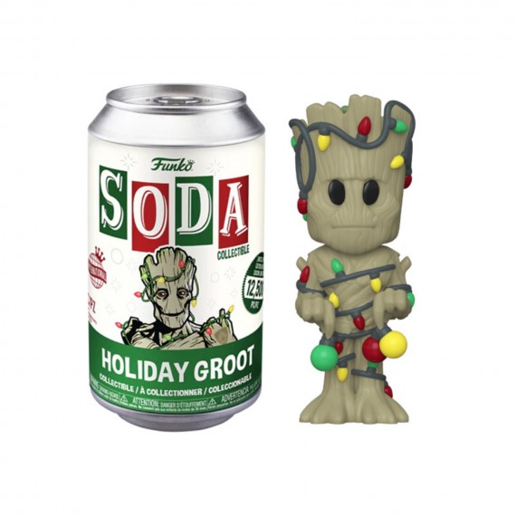 Figurine Marvel - Christmas Groot Vinyl Soda 10cm