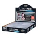 Page Classeur Ultrapro - Page Transparente Pour Toploader 4 Pochettes 100Pcs