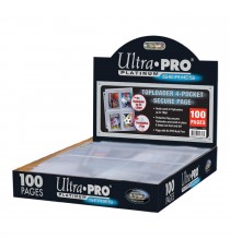 Page Classeur Ultrapro - Page Transparente Pour Toploader 4 Pochettes 100Pcs