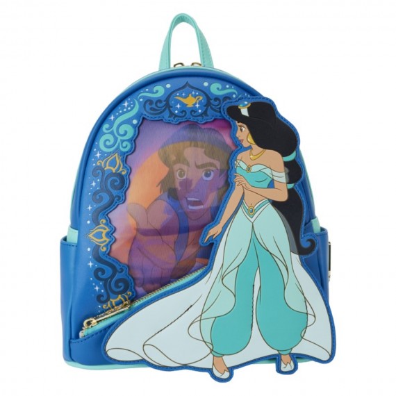 Mini Sac A Dos Disney - Aladdin Princess Jasmine Lenticular