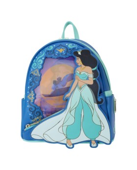 Mini Sac A Dos Disney - Aladdin Princess Jasmine Lenticular