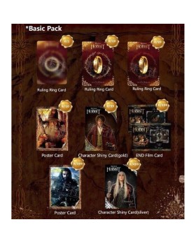 Carte à collectionner Cardfun The Hobbit Trilogy - Boite De 8 Boosters De 2 Cartes +  2 Speciales