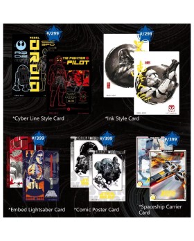 Carte à collectionner Cardfun Star Wars - Deluxe Edition Boite 4 Boosters 10 Cartes