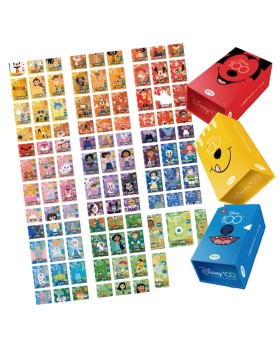 Carte à collectionner Cardfun Disney - D100 Joyful Deluxe Edition Boite 10 Boosters 4 Cartes - Modèle Aleatoire