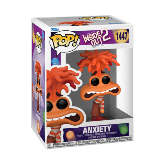 Figurine Disney - Vice Et Versa 2 Anxiety Pop 10cm