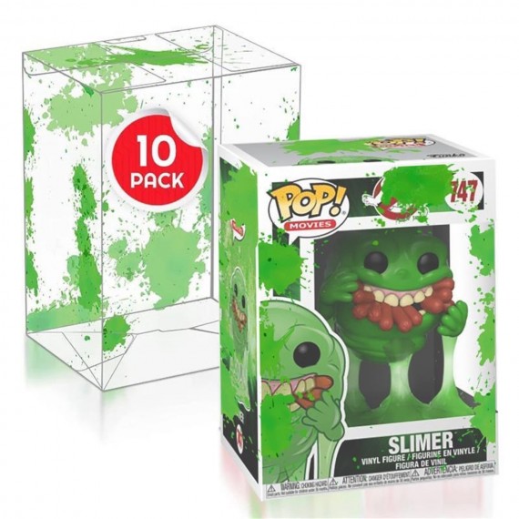 Etui de Protection Evoretro 0,40mm Pour Funko Pop Green Splatter X10pcs