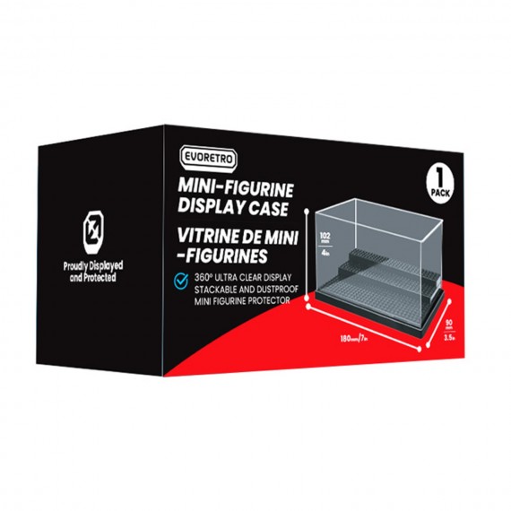 Vitrine Evoretro Pour Mini-Figure Lego 18X9X10,2cm